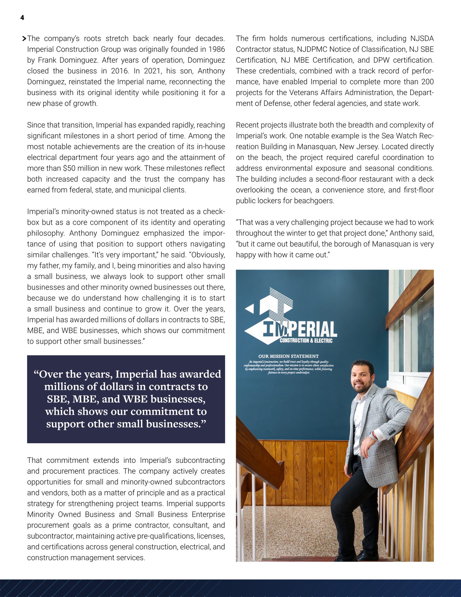 Apeiron Construction feature — page 4