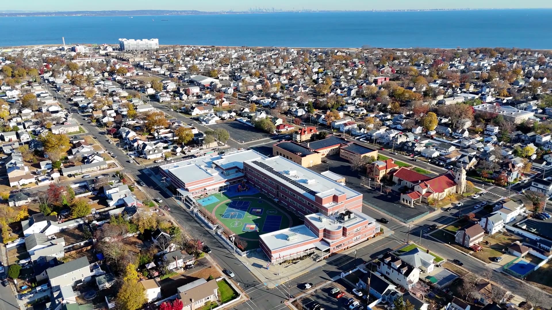 New Parking Lot — Joseph C. Caruso Elementary School